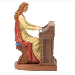 St Cecilia Patron of Music Statue Figurine CONFIRMATION Vintage GIFT